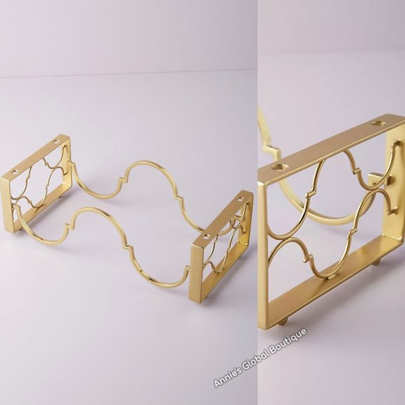 ANTHROPOLOGIE Reid Two-Bottle Wine Rack NWT HTF